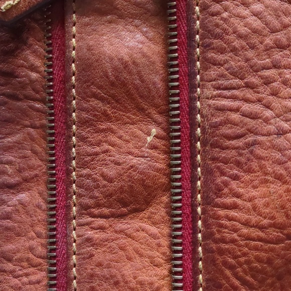 Dooney & Bourke Brown Pebbled Leather Crossbody Bag - Picture 6 of 16